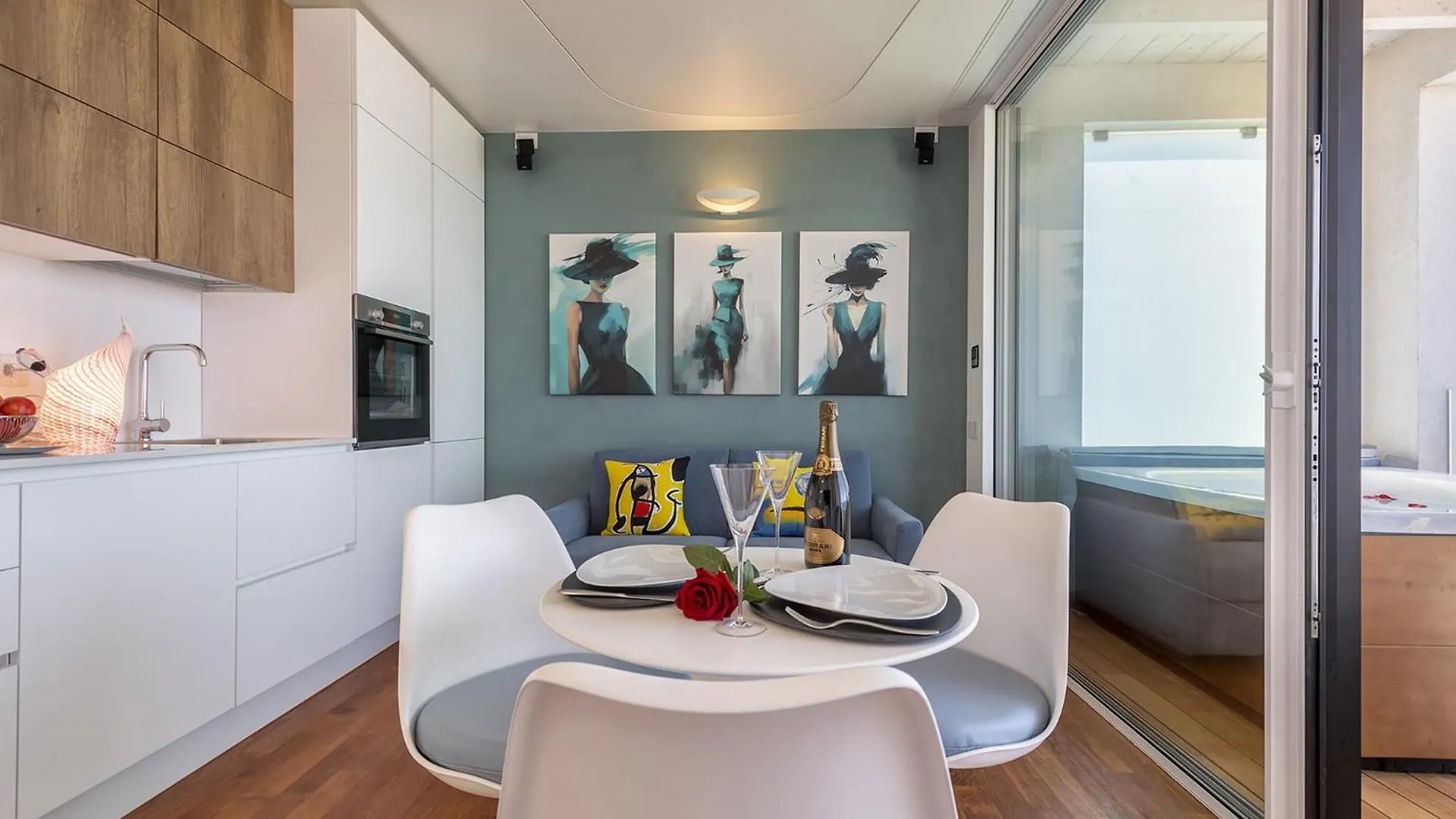 Amare Penthouse With Hot Tub Facing The Sea Apartment Alghero