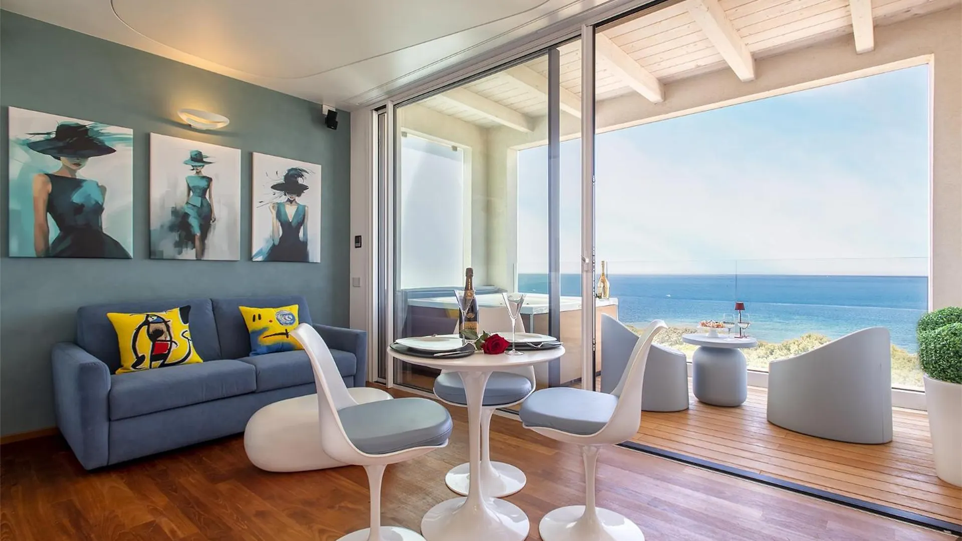 Amare Penthouse With Hot Tub Facing The Sea Apartment Alghero